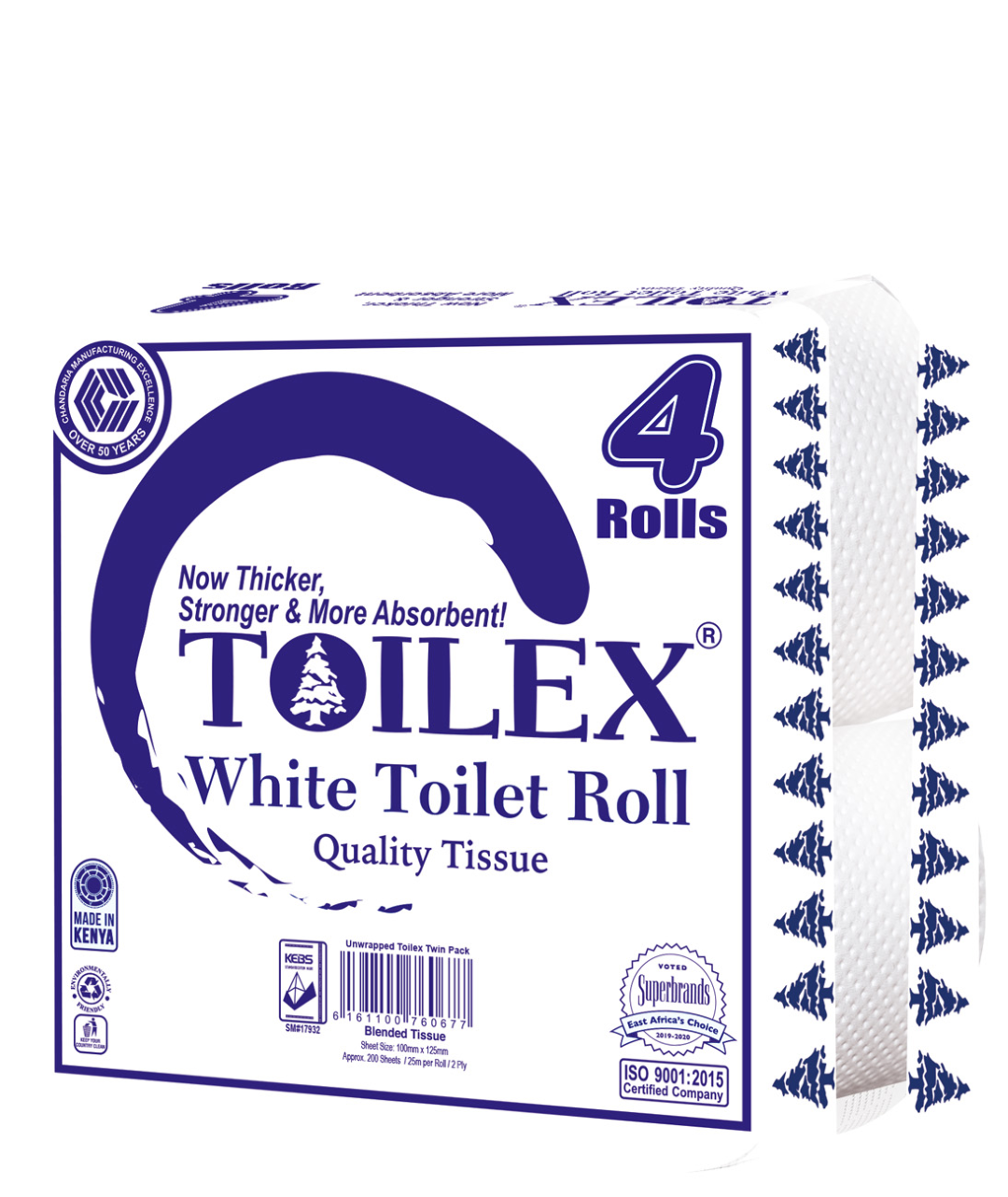 TOILEX PREMIUM TOILEX TISSUE UNWRAPPED 4PACK